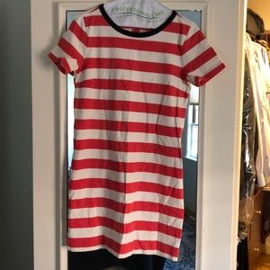 Fun rugby striped J Crew minidress